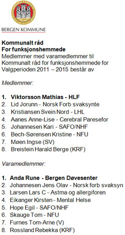 KRRF medlemmer